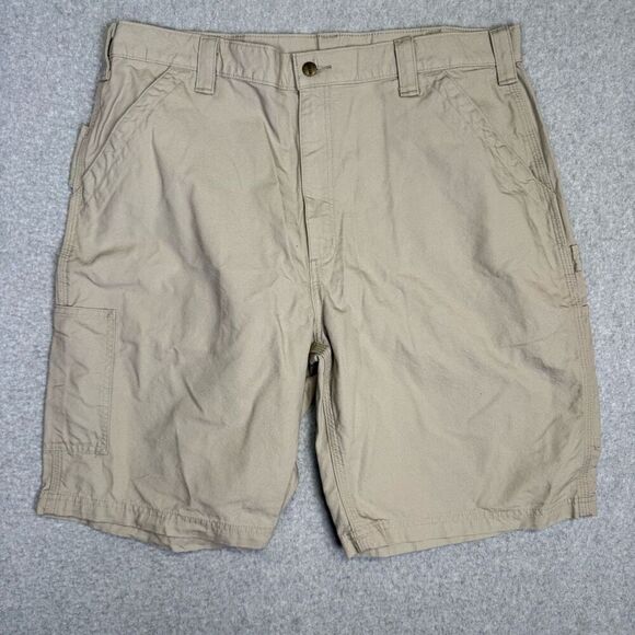 Carhartt Men's Size 40 Regular Fit Tan Cargo Shorts 11" Inseam B147 - Picture 1 of 7